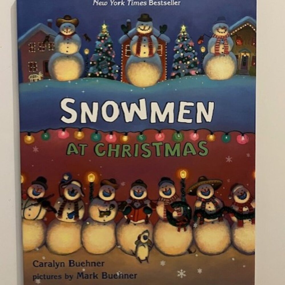 Snowmen at Christmas By C Beuhner - HC DJ  *Brand New